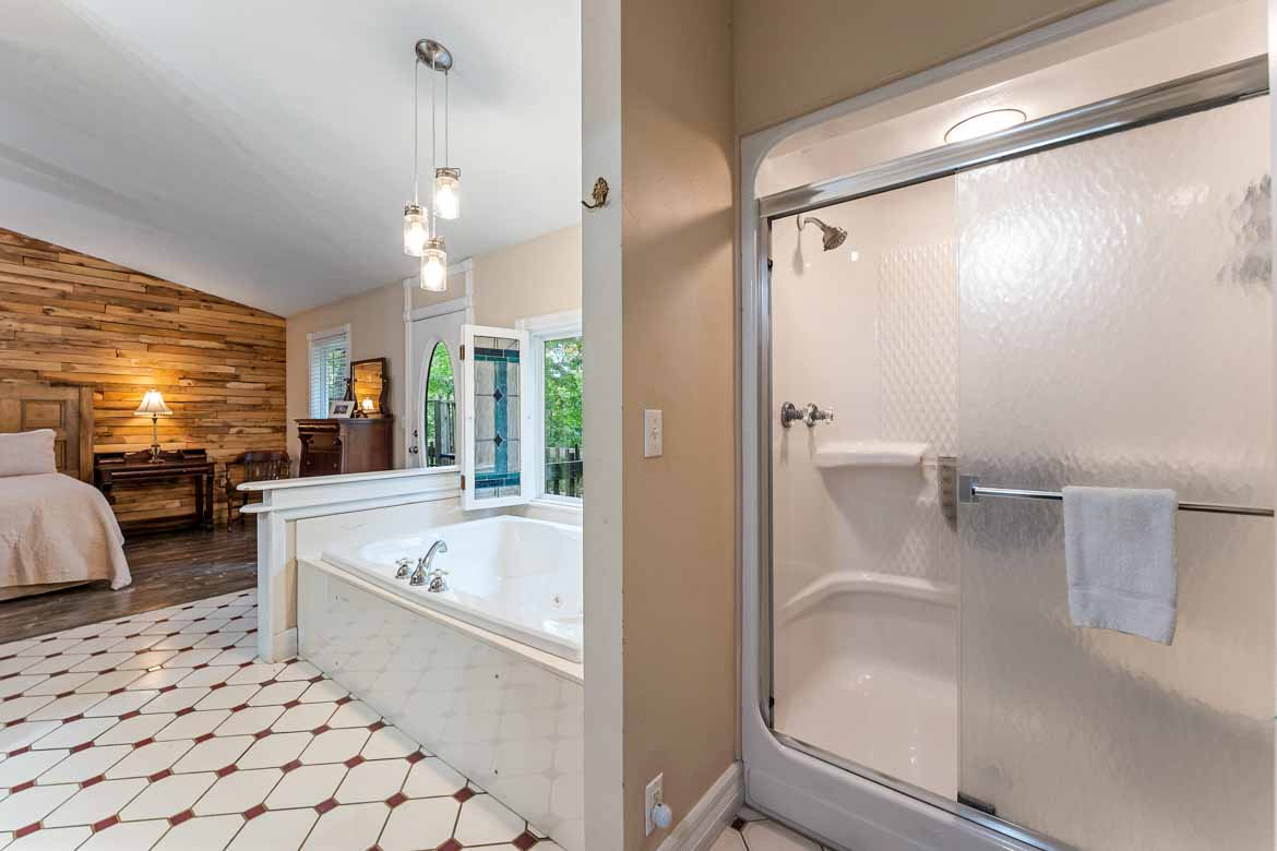 Cliff Side Cabin #2 Shower