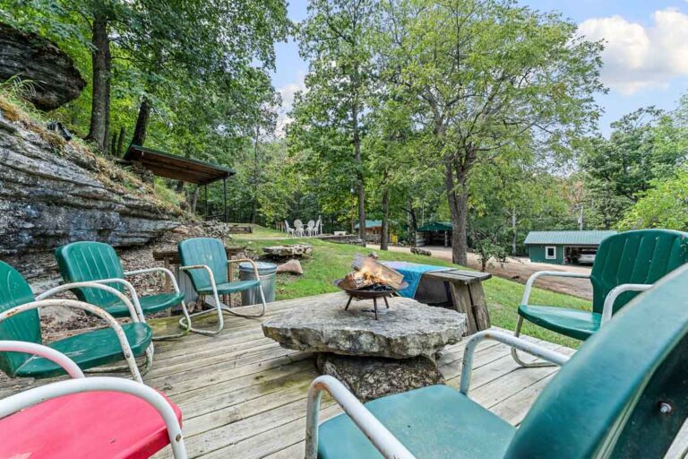 Ozark Spring Cabins Firepit